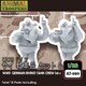 AT-009 WWII ドイツ サイ戦車兵セットC 2体入り [1/35スケール プラモデル]