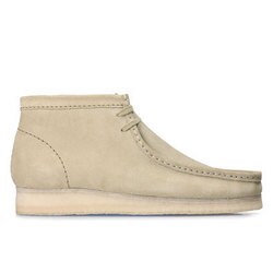 wallabee boot maple suede