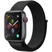 Apple Watch Series 4（GPS＋Cellularモデル）- 40mm スペースグレイアルミニウムケース と ブラックスポーツループ [MTVF2J/A]