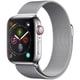 Apple Watch Series 4（GPS＋Cellularモデル）- 40mm ステンレススチールケース と ミラネーゼループ MTVK2J/A