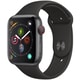 Apple Watch Series 4（GPS＋Cellularモデル）- 44mm スペースグレイアルミニウムケース と ブラックスポーツバンド [MTVU2J/A]