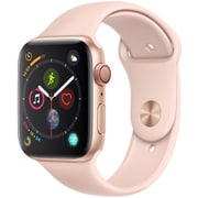 Apple Watch Series 4（GPS＋Cellularモデル）- 44mm ゴールドアルミニウムケース と ピンクサンドスポーツバンド [MTVW2J/A]