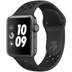 ヨドバシ.com - アップル Apple Apple Watch Nike+ Series 3（GPSモデル）- 38mm スペースグレイアルミニウムケース  と アンスラサイト/ブラック Nikeスポーツバンド [MTF12J/A] 通販【全品無料配達】
