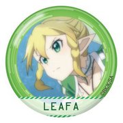 ソードアート・オンライン ポリカバッジ Vol.2 リーファ [キャラクターグッズ 約直径50×D4mm]