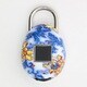 FL-0409-FL-D [鍵なし南京錠 TouchLock Designers（Egg）ホワイト×ブルー]
