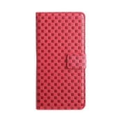 LG-MSC-L-RE [手帳型レザーマルチスマホケース Lサイズ レッド]