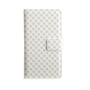 LG-MSC-L-WH [手帳型レザーマルチスマホケース Lサイズ ホワイト]