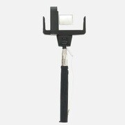 遠隔操作シャッター付き自撮り棒 Selfo（セルフォ）ブラック LG-SF1-B