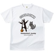 BSK18002 1 L [バスケットボール ウェア 男女兼用 Tシャツ 半袖 DryTEE クールダウン Lサイズ ホワイト]