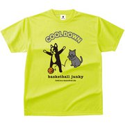 BSK18002 78 XL [バスケットボール ウェア 男女兼用 Tシャツ 半袖 DryTEE クールダウン XLサイズ 蛍光イエロー]