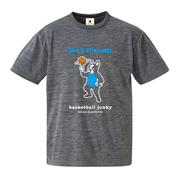 BSK18003 133 S [バスケットボール ウェア 男女兼用 Tシャツ 半袖 DryTEE Sky's The Limit Sサイズ ヘザーグレー]