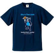BSK18003 21 L [バスケットボール ウェア 男女兼用 Tシャツ 半袖 DryTEE Sky's The Limit Lサイズ ネイビー]