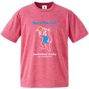 BSK18003 79 L [バスケットボール ウェア 男女兼用 Tシャツ 半袖 DryTEE Sky's The Limit Lサイズ 蛍光ピンク]