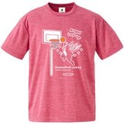 BSK18005 136 M [バスケットボール ウェア 男女兼用 Tシャツ 半袖 DryTEE エンジェルレイアップ Mサイズ ヘザーピンク]