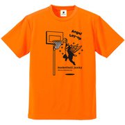 BSK18005 91 XXL [バスケットボール ウェア 男女兼用 Tシャツ 半袖 DryTEE エンジェルレイアップ XXLサイズ 蛍光オレンジ]