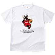 BSK18006 1 XXL [バスケットボール ウェア 男女兼用 Tシャツ 半袖 DryTEE ZONE1 XXLサイズ ホワイト]