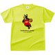 BSK18006 78 S [バスケットボール ウェア 男女兼用 Tシャツ 半袖 DryTEE ZONE1 Sサイズ 蛍光イエロー]