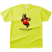 BSK18006 78 XL [バスケットボール ウェア 男女兼用 Tシャツ 半袖 DryTEE ZONE1 XLサイズ 蛍光イエロー]