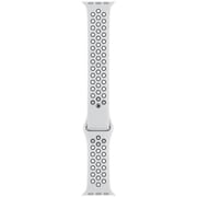 Apple Watch 44mmケース用 ピュアプラチナム/ブラック Nikeスポーツバンド - S/M & M/L [MTMY2FE/A]