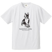BSK18011 1 L [バスケットボール ウェア 男女兼用 Tシャツ 半袖 DryTEE camo bsk+1 Lサイズ ホワイト]