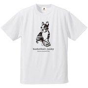 BSK18011 1 XL [バスケットボール ウェア 男女兼用 Tシャツ 半袖 DryTEE camo bsk+1 XLサイズ ホワイト]