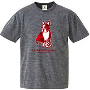 BSK18012 133 XXL [バスケットボール ウェア 男女兼用 Tシャツ 半袖 DryTEE camo bsk+2 XXLサイズ ヘザーグレー]