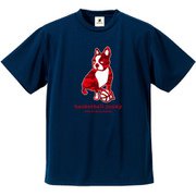BSK18012 21 XS [バスケットボール ウェア 男女兼用 Tシャツ 半袖 DryTEE camo bsk+2 XSサイズ ネイビー]