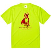 BSK18012 78 M [バスケットボール ウェア 男女兼用 Tシャツ 半袖 DryTEE camo bsk+2 Mサイズ 蛍光イエロー]