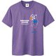 BSK18013 134 S [バスケットボールジャンキー バスケットボール ウェア 男女兼用 Tシャツ 半袖 DryTEE リバウンド王PD Sサイズ ヘザーパープル]