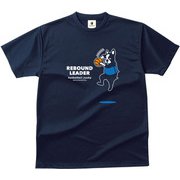BSK18013 21 XS [バスケットボールジャンキー バスケットボール ウェア 男女兼用 Tシャツ 半袖 DryTEE リバウンド王PD XSサイズ ネイビー]