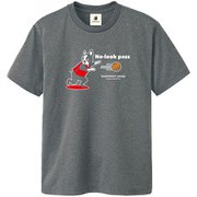 BSK18014 133 XS [バスケットボールジャンキー バスケットボール ウェア 男女兼用 Tシャツ 半袖 DryTEE ノールックPD XSサイズ ヘザーグレー]