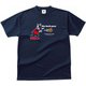 BSK18014 21 M [バスケットボールジャンキー バスケットボール ウェア 男女兼用 Tシャツ 半袖 DryTEE ノールックPD Mサイズ ネイビー]