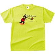 BSK18014 78 M [バスケットボールジャンキー バスケットボール ウェア 男女兼用 Tシャツ 半袖 DryTEE ノールックPD Mサイズ 蛍光イエロー]