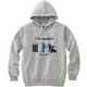 TJ17512 133 XL [テニス ウェア 男女兼用 パーカー 長袖 ボールまっしぐらモード first XLサイズ ヘザーグレー]