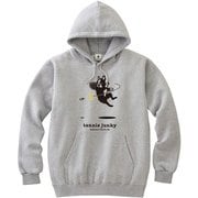 TJ17513 133 L [テニス ウェア 男女兼用 パーカー 長袖 エアー犬 Lサイズ ヘザーグレー]