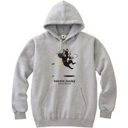 TJ17513 133 XL [テニス ウェア 男女兼用 パーカー 長袖 エアー犬 XLサイズ ヘザーグレー]