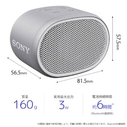 ヨドバシ.com - ソニー SONY SRS-XB01 WC [Bluetooth対応 ワイヤレス