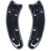 ねこの便座シート クロ ME138