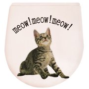 ねこのプリントトイレフタカバー キジトラ ME279