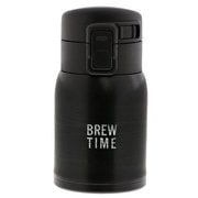 ワンタッチステンレスボトル 200mL ブラック ND-5121