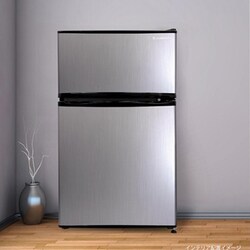 S-cubism 2ドア冷凍 冷蔵庫 90L  シルバー RM-90L02SL
