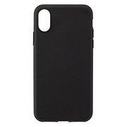 SB-IA21-SCRB/BK [iPhone XS/X ラバーソフトケース ブラック]