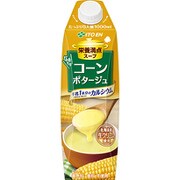 栄養満点スープ なめらかコーンポタージュ 屋根型紙1L×6本