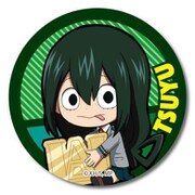 ぎゅぎゅっと 缶バッチ 僕のヒーローアカデミア 制服Ver. 蛙吹 梅雨 [キャラクターグッズ]
