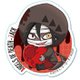 ぎゅぎゅっと シール 殺戮の天使 ザック [キャラクターグッズ]