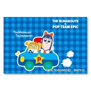 BIGスクエア缶バッチ ポプテピピック×サンリオキャラクターズ ポプテピピック×ザ・ラナバウツ [キャラクターグッズ]