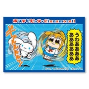 BIGスクエア缶バッチ ポプテピピック×サンリオキャラクターズ ポプテピピック×シナモロール [キャラクターグッズ]