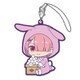 ぎゅぎゅっと ラバーストラップ Re：ゼロから始める異世界生活 月見Ver. ラム [キャラクターグッズ]