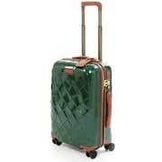 スーツケース 2層式ダブルファスナー 旅行目安:1泊~2泊 35L ダークグリーン 3-9894-55-160