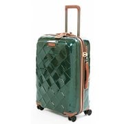 スーツケース 2層式ダブルファスナー 旅行目安:3泊~6泊 65L ダークグリーン 3-9894-65-160